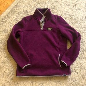 LL Bean Sweater Fleece Pullover